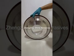 Muela diamantada de resina 3A1 500mm para rectificado de materiales de carburo HVOF
