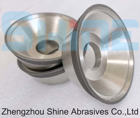 100 mm 11V9 Resina de Enlace CBN / Diamond Grinding Wheel para la molienda de herramientas CNC