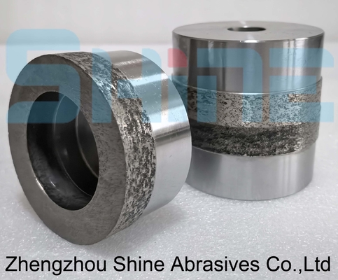 6A2 80 mm Rueda de copa de diamantes de unión metálica para molienda áspera de cerámica
