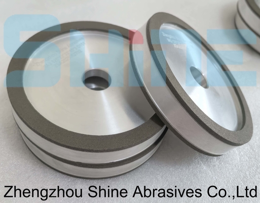 Muela de diamante 9A3 de 125 mm con unión de resina para rectificado de superficie con recubrimiento de carburo
