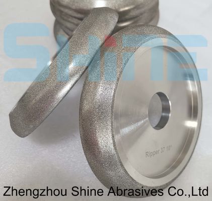 Ruedas de esmerilado de diamante CBN electrochapadas de 5" para hojas de sierra de cinta metálicas y solución de afilado duradera para herramientas de corte