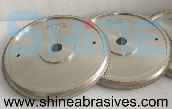 las muelas abrasivas del CBN 1A1 de 305m m electrochaparon las cuchillas de Diamond Tools For Band Saw