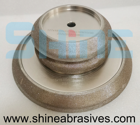 Las muelas abrasivas electrochapadas del CBN del diamante brillan los abrasivos 200m m para las hojas de sierra de la banda