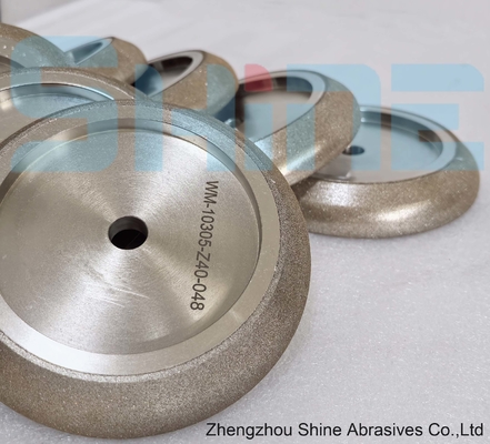 127,0 mm de placa electroplata Cbn para la molienda de perfiles de rueda para el afilado de la cinta de la sierra 10/30
