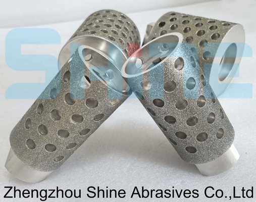 Perforación de diamantes electroplada personalizada para perforación de agujeros de cerámica