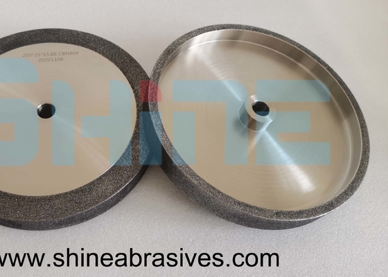 203mm 8 pulgadas 9A1 CBN Rueda para afilar cuchillos Torner de madera