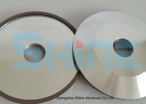 4A2 Forma de plato 6 pulgadas Cbn Grinding Wheel para HSS hoja de sierra circular