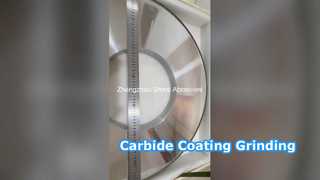 Ruedas de diamante grandes Shine Abarsives 1A1 para rectificado de superficies de revestimiento de carburo