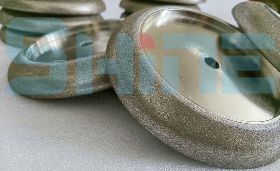 Rueda de molienda de diamante de alta porosidad CBN con máxima velocidad de giro 4000 para afilar el enlace de carburo