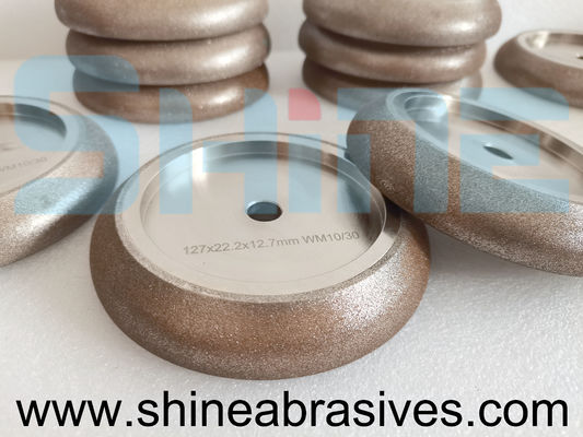 Rueda de afilado CBN de rendimiento superior electroplada para herramienta de precisión