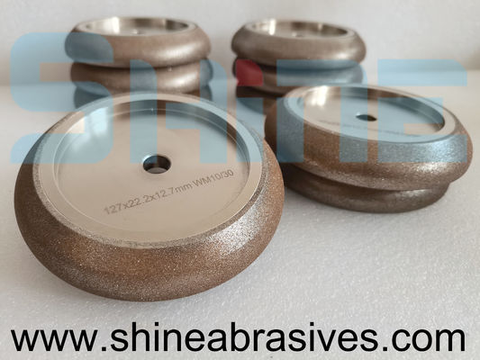 Electroplacado CBN Grinding Wheel Resina Bond Diamante 1/2 pulgada de espesor para el carburo