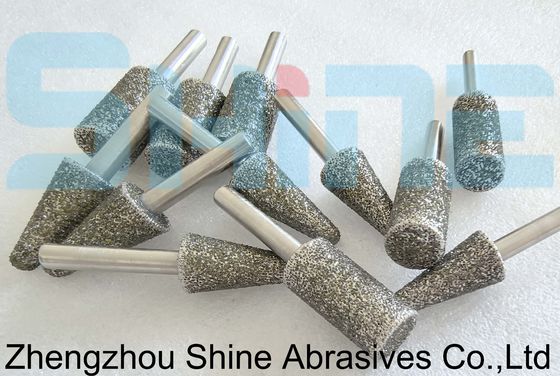 Mandrillas y ruedas de molienda de diamante / CBN electrolibradas para herramientas de carburo