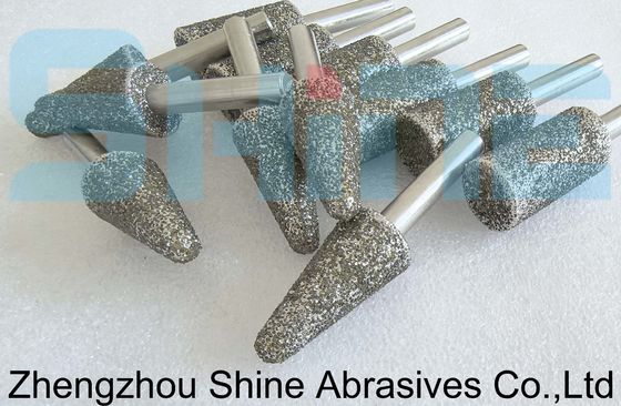 Mandrillas y ruedas de molienda de diamante / CBN electrolibradas para herramientas de carburo