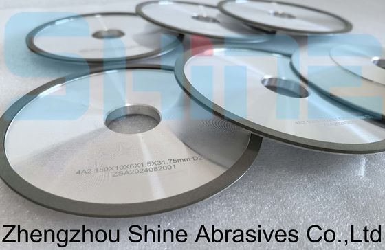 4A2 Molinillas de diamantes de unión de resina para el mecanizado del carburo de tungsteno