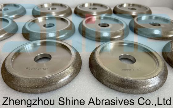 Ripper 37 Band Saw con una rueda CBN de perfil de 10 ° para la hoja de la sierra de banda