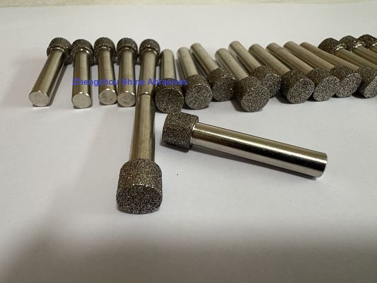 Puntos montados con electroplacado CBN de 6 mm para rectificación interna y desborda