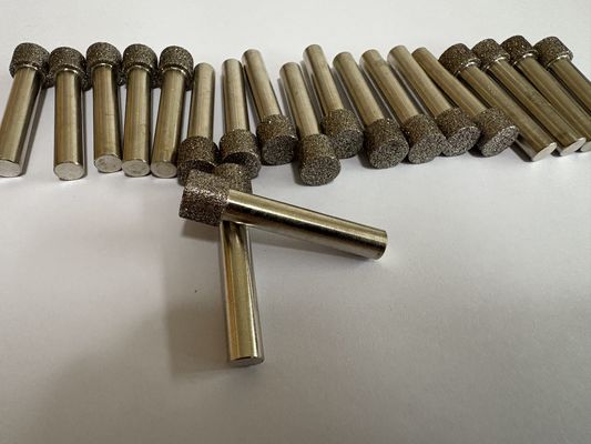 Puntos montados con electroplacado CBN de 6 mm para rectificación interna y desborda