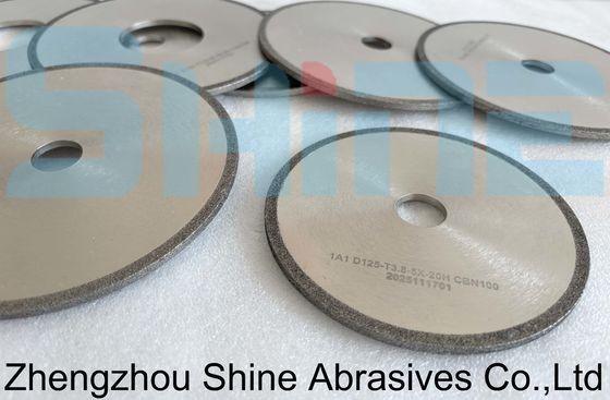 150 MM Ruedas de molienda CBN de diamante electroplacado para el carburo de tungsteno