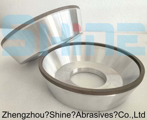 11A2 Rueda de unión de resina de diamante CBN para molienda de flautas de cortador de carburo