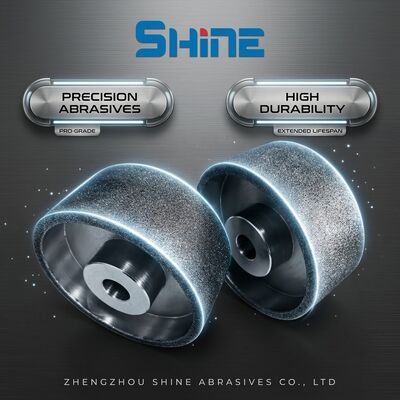 Ruedas CBN electropladas para la molienda y afilado de cuchillos HSS de madera