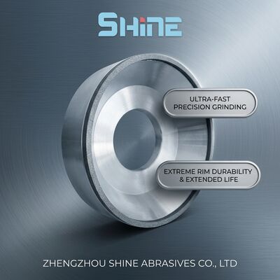 Ruedas abrasivas de diamante con resina de forma de plato 12A2 Disco de esmerilado superior