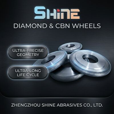 Muela CBN de unión metálica 14FF1 para acero para herramientas HSS inoxidable