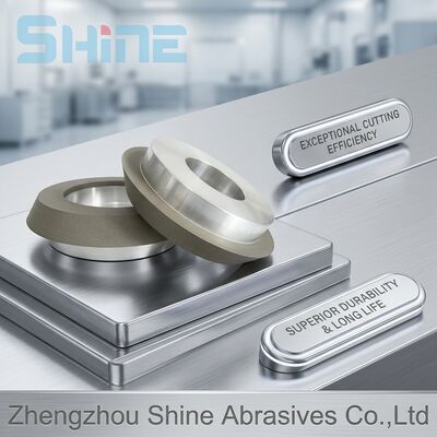 Rueda de copa de diamantes 6A2 personalizada para moler materiales de carburo sólido