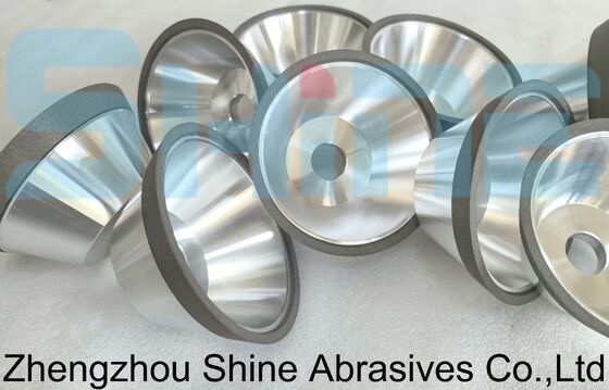 11V9 Híbrido CBN Diamond Grinding Wheel para la limpieza de flujo y el desgaste