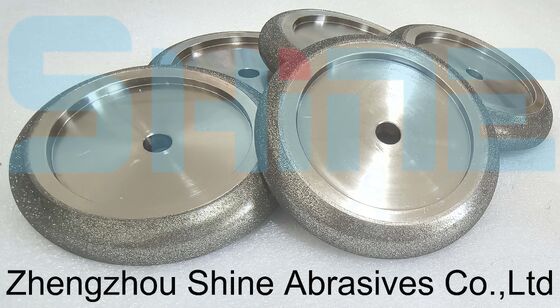 Rueda de molienda de diamantes electroplacada para afilar las hojas de las sierras de banda