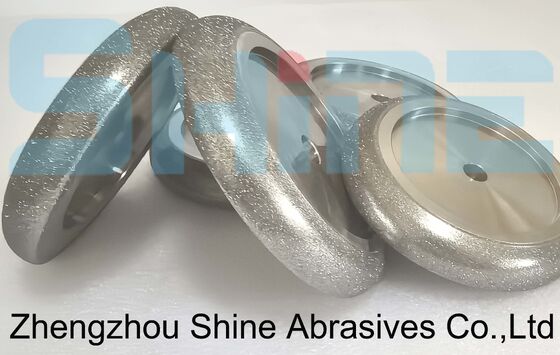 Electroplated CBN Dressing Wheel 254mm 10 Inch No Profile Loss Contour Grinding For Band Saw