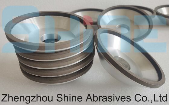 200mm 12A2 Resin Bond Diamond Disc Wheel Fine Grit For Magnetic Material Double Side Grinding