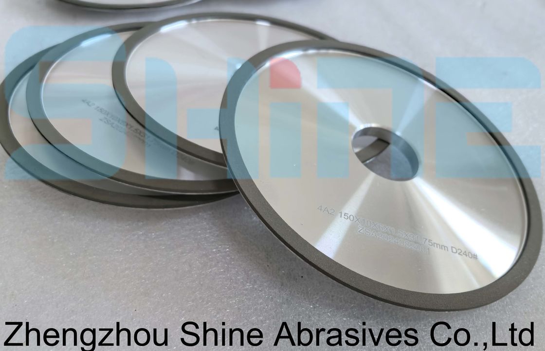 ODM 150 mm 4A2 Rueda de unión de resina D240 Grita para sierras circulares de carburo