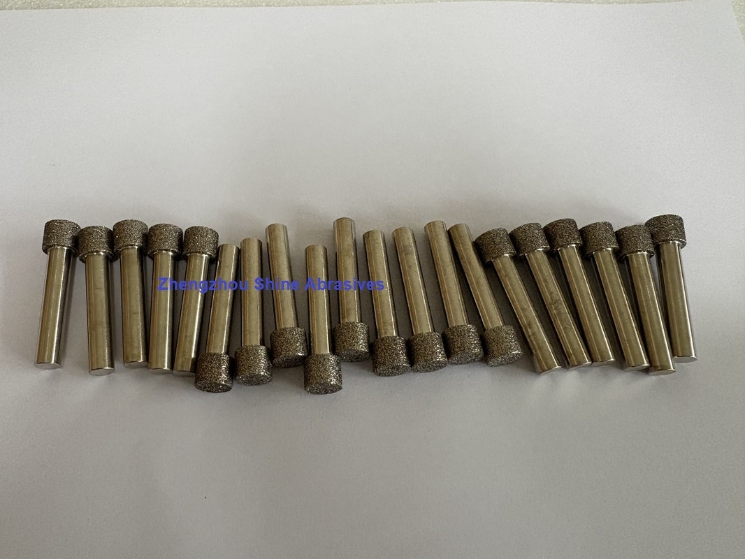 Puntos montados con electroplacado CBN de 6 mm para rectificación interna y desborda