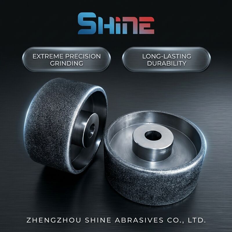 Ruedas CBN electropladas para la molienda y afilado de cuchillos HSS de madera