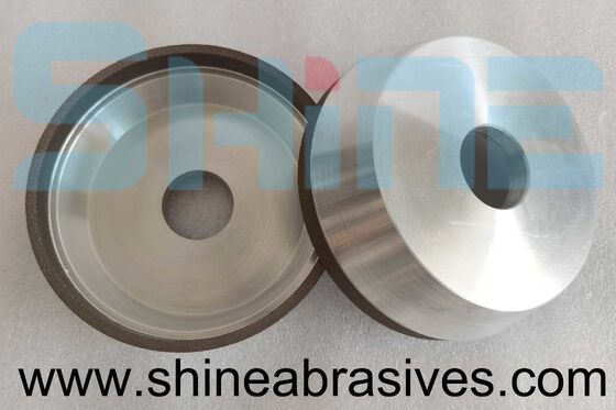 6A2 Resina Bond Diamond Cup Wheel 100mm D151 Grit Glass Edge Grinding Fabricación conforme con la normativa RoHS
