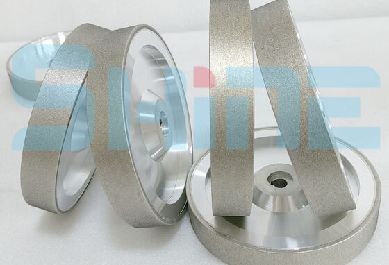 1A1 Grúa de superficie de diamante electroplacada 200 mm D126 para el procesamiento de cerámica de zirconio de alumina y carburo de silicio