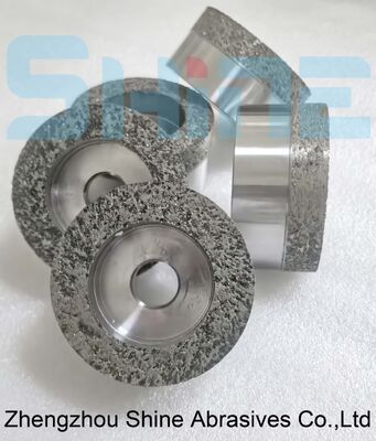 Muela de rectificado de diamante 6A2 con unión metálica 150 mm D126 para funcionamiento continuo en el borde de vidrio